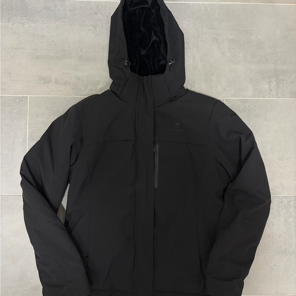 Men's Black Performance Jacket with Hood